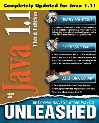 Java 1.1 Unleashed, Third Edition - Michael Morrison