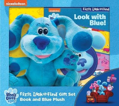 Nickelodeon Blue's Clues & You!: Look with Blue! First Look and Find Gift Set Book and Blue Plush -  Pi Kids