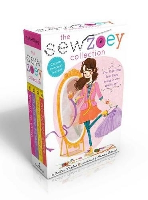 The Sew Zoey Collection Books 1-4 (Charm Bracelet Inside!) (Boxed Set) - Chloe Taylor