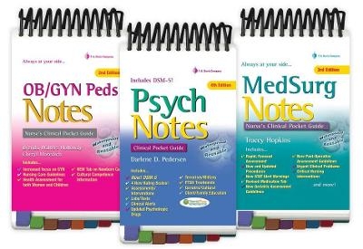 Clinical Notes Package: Psych Notes 4e & OB/Peds Notes 2e & Med Surg Notes 3e -  F.A. Davis Company