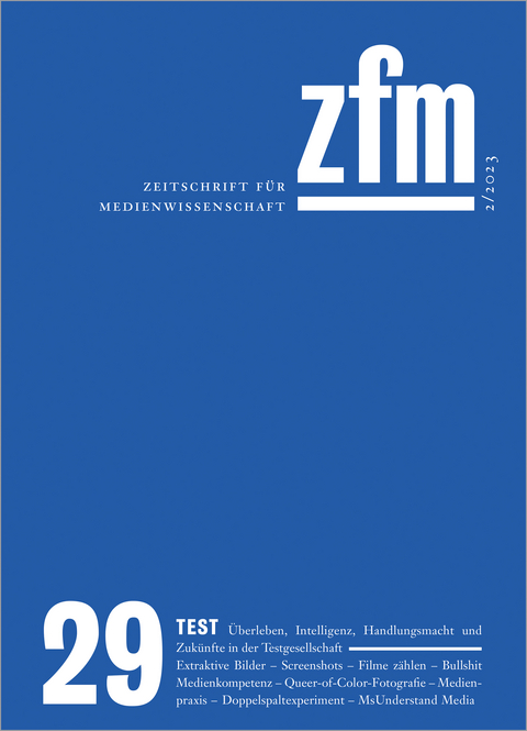 Zeitschrift für Medienwissenschaft 29