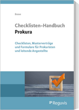 Checklisten-Handbuch Prokura - Christian Bosse