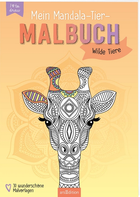 Mein Mandala-Tier-Malbuch – Wilde Tiere