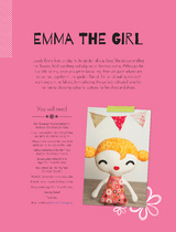 Emma the Girl Soft Toy Pattern - Mariska Vos Bolman