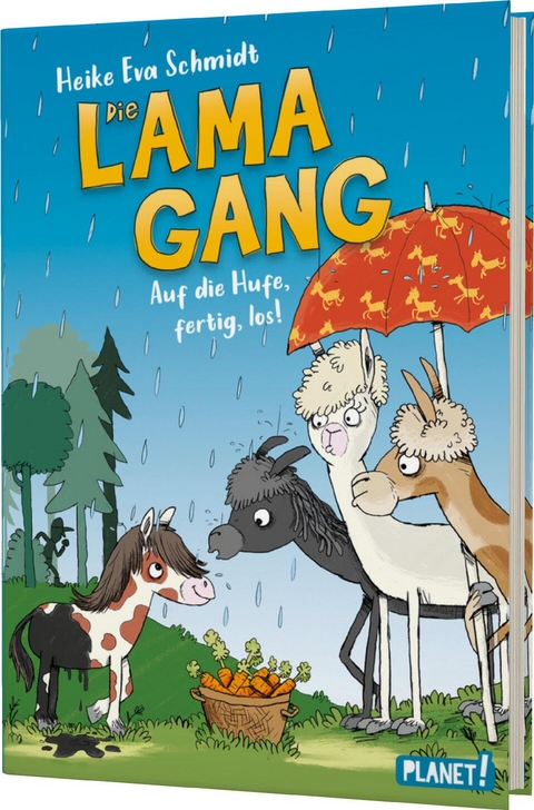 Die Lama-Gang. Mit Herz & Spucke 4: Auf die Hufe, fertig los! - Heike Eva Schmidt