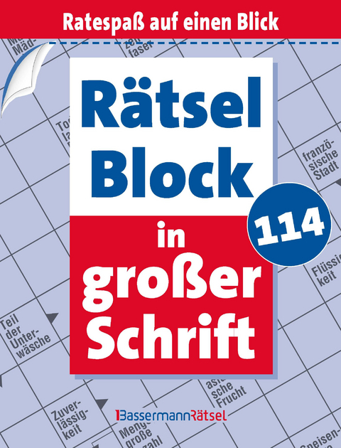 Rätselblock in großer Schrift 114 (5 Exemplare à 2,99 €) - Eberhard Krüger