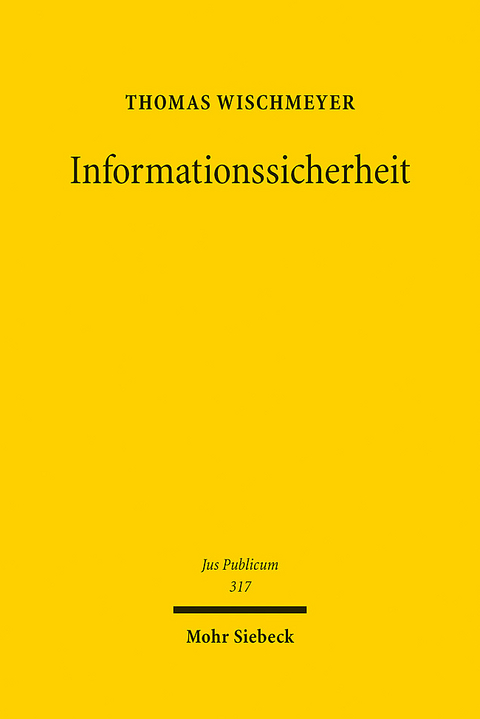 Informationssicherheit - Thomas Wischmeyer