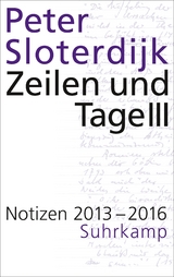 Zeilen und Tage III - Peter Sloterdijk