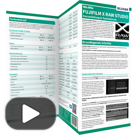 Fujifilm X RAW Studio - Kurzanleitung & Tastenkürzel - Ulrich Dorn