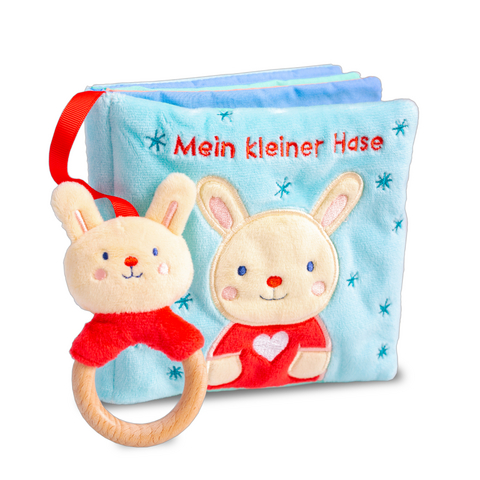 Mein liebstes Kuschelbuch mit echtem Holzbeißring. Mein kleiner Hase - Kenny Rettore