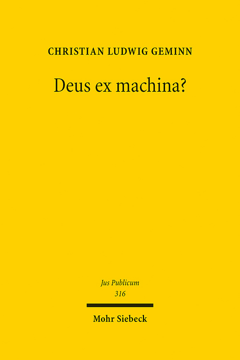 Deus ex machina? - Christian Ludwig Geminn