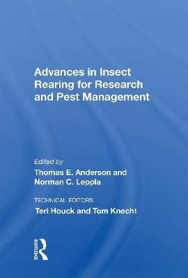 Advances In Insect Rearing For Research And Pest Management - Thomas E Anderson