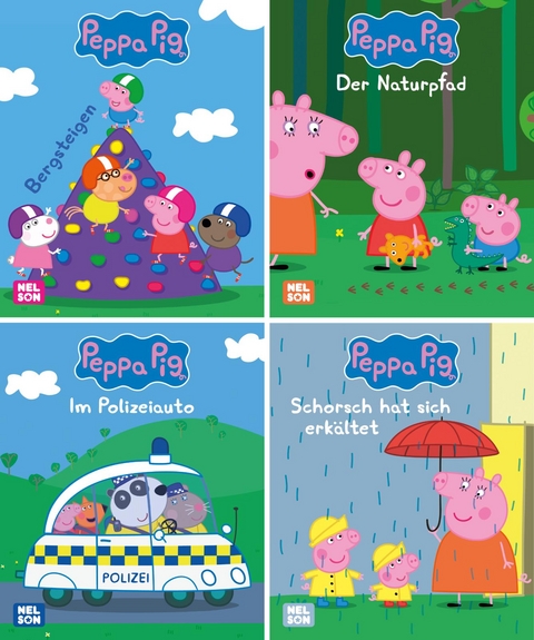 Nelson Mini-Bücher: 4er Peppa Pig 25-28 - Steffi Korda