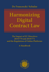 Harmonizing Digital Contract Law - 