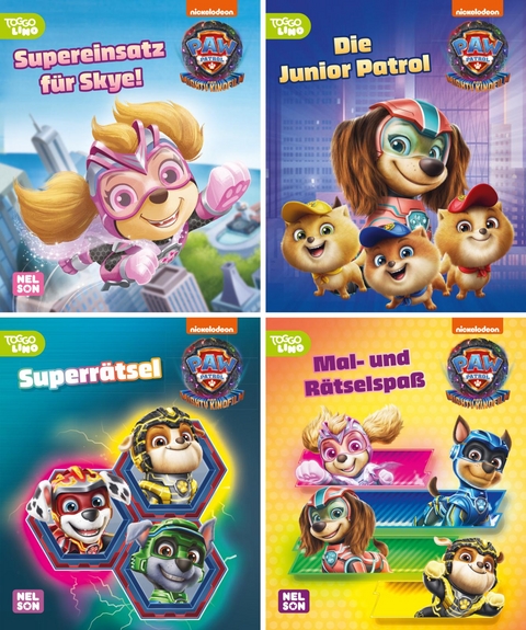 Nelson Mini-Bücher: PAW Patrol - Der Mighty Kinofilm 1-4 (Einzel/WWS)