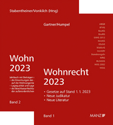 PAKET: Wohnrecht 2023 Band 1 + 2 - Gartner, Herbert; Humpel, Nikolaus; Stabentheiner, Johannes; Vonkilch, Andreas