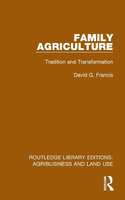 Family Agriculture - David G. Francis