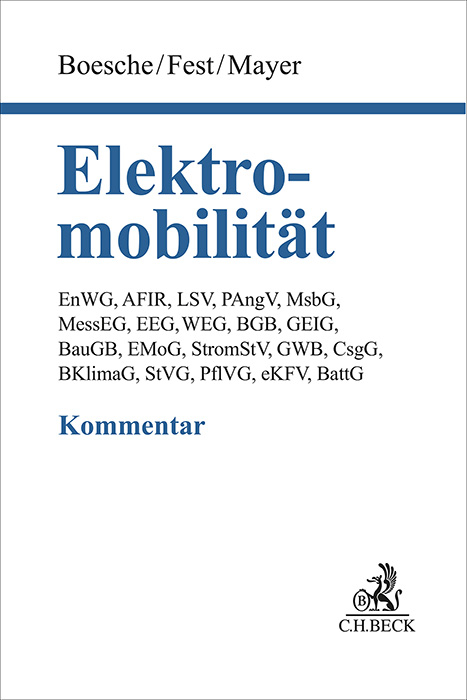 Berliner Kommentar zur Elektromobilität - 