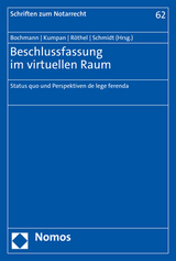 Beschlussfassung im virtuellen Raum - 