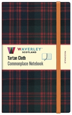 Waverley Commonplace Notebooks: MacDonald Tartan Cloth Large Notebook (21 x 13cm)