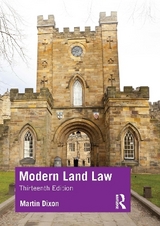 Modern Land Law - Dixon, Martin