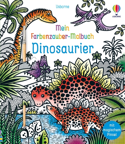 Mein Farbenzauber-Malbuch: Dinosaurier - Lucy Bowman