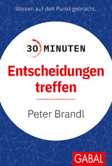 Entscheidungen treffen - Peter Klaus Brandl