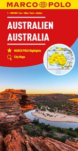 MARCO POLO Kontinentalkarte Australien 1:4 Mio. - 