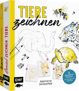 Tiere zeichnen – Das XXL-Starter-Set: Zwei Bücher im Bundle - Susanne Loose, Andreas M. Modzelewski, Johanna Atorf