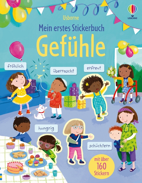 Mein erstes Stickerbuch: Gefühle - Holly Bathie