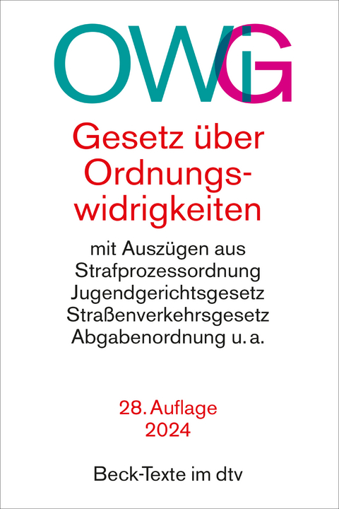 Gesetz über Ordnungswidrigkeiten