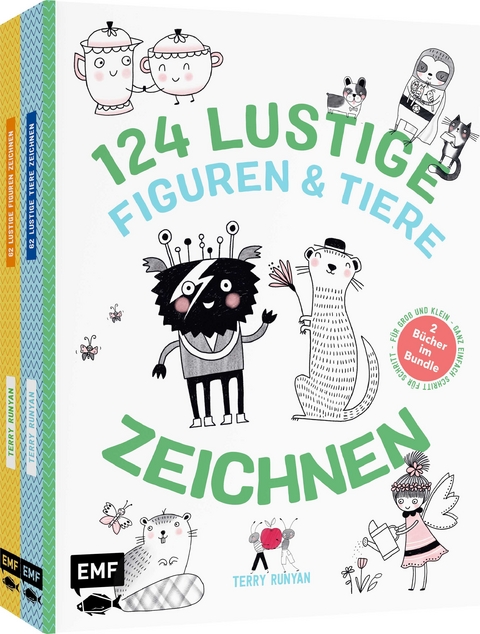 124 lustige Figuren und Tiere zeichnen - Terry Runyan