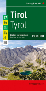 Tirol, Straßen- und Freizeitkarte 1:150.000, freytag & berndt