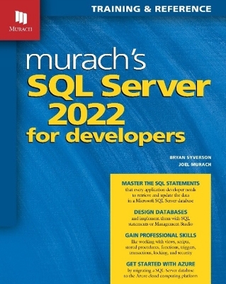 Murach's SQL Server 2022 for Developers - Bryan Syverson