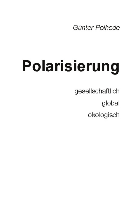 Polarisierung - Günter Polhede