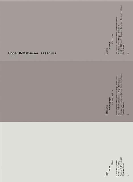 Roger Boltshauser – Response - 