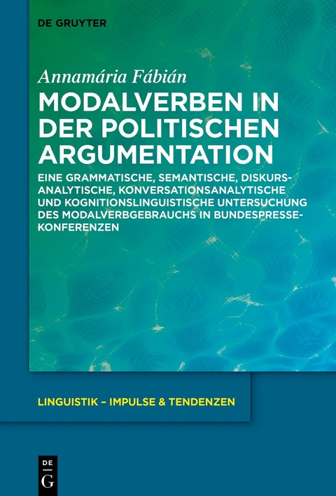 Modalverben in der politischen Argumentation - Annamária Fábián