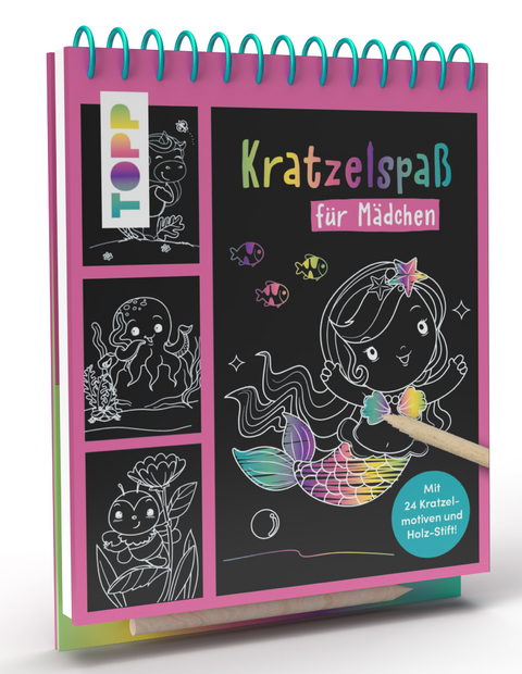 Kratzelspaß für Mädchen -  Frechverlag