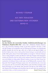 Aus den Inhalten der esoterischen Stunden, Band II: 1910-1912 - Steiner, Rudolf; Wiesberger, Hella; Sam, Martina M.