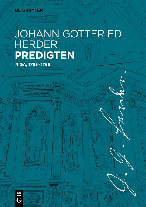 Johann Gottfried Herder Predigten - Johann Gottfried Herder