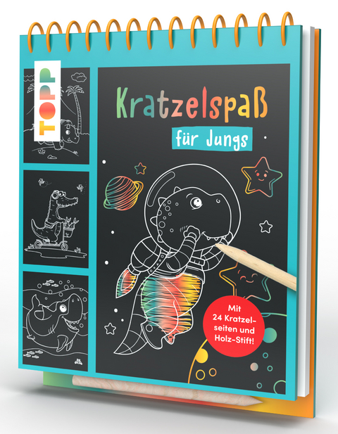 Kratzelspaß für Jungs -  Frechverlag