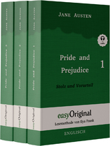 Pride and Prejudice / Stolz und Vorurteil - Teile 1-3 Softcover (Buch + 3 MP3 Audio-CD) - Lesemethode von Ilya Frank - Zweisprachige Ausgabe Englisch-Deutsch - Jane Austen