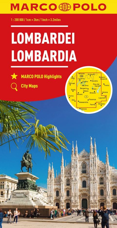 Lombardei : Lombardia : Marco Polo highlights, city maps