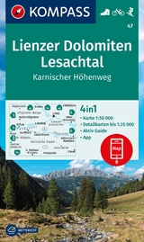 Lienzer Dolomiten, Lesachtal, Karnischer Höhenweg 1:50.000