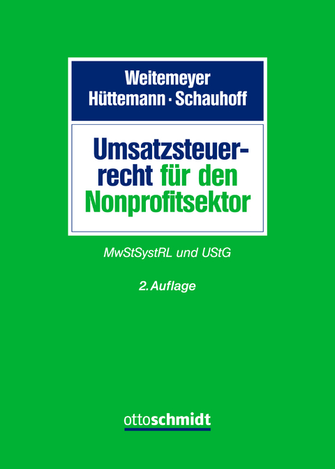 Umsatzsteuerrecht für den Nonprofitsektor - 