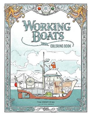 Working Boats Coloring Book - Tom Crestodina