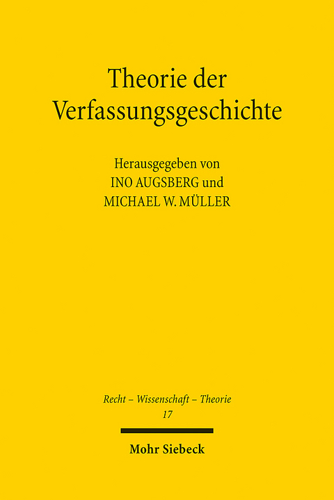 Theorie der Verfassungsgeschichte - 