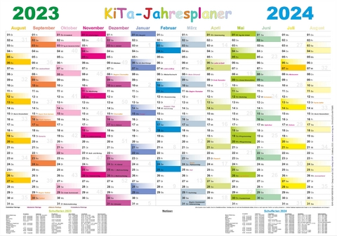 Kita-Jahresplaner 2023/2024