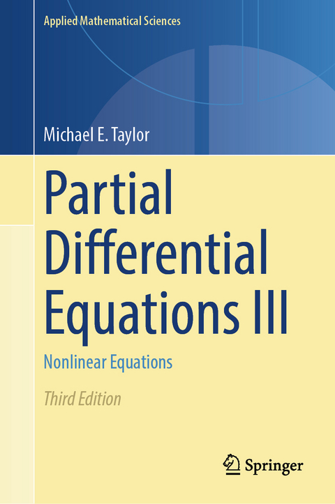 Partial Differential Equations III - Michael E. Taylor