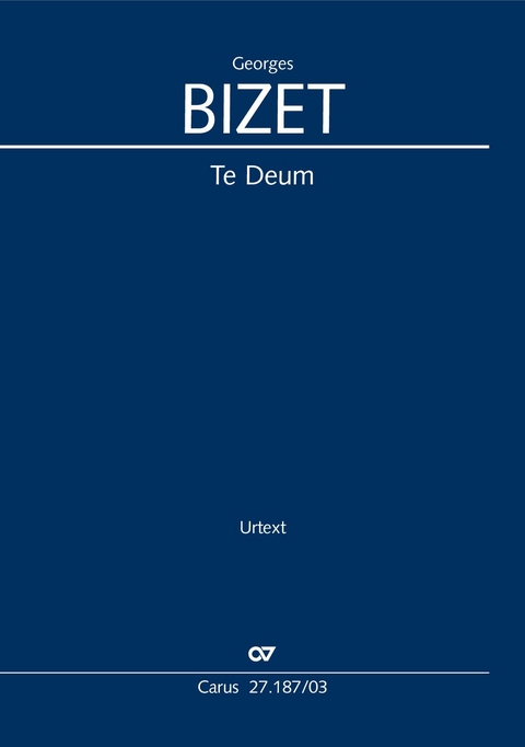 Te Deum (Klavierauszug) - Georges Bizet